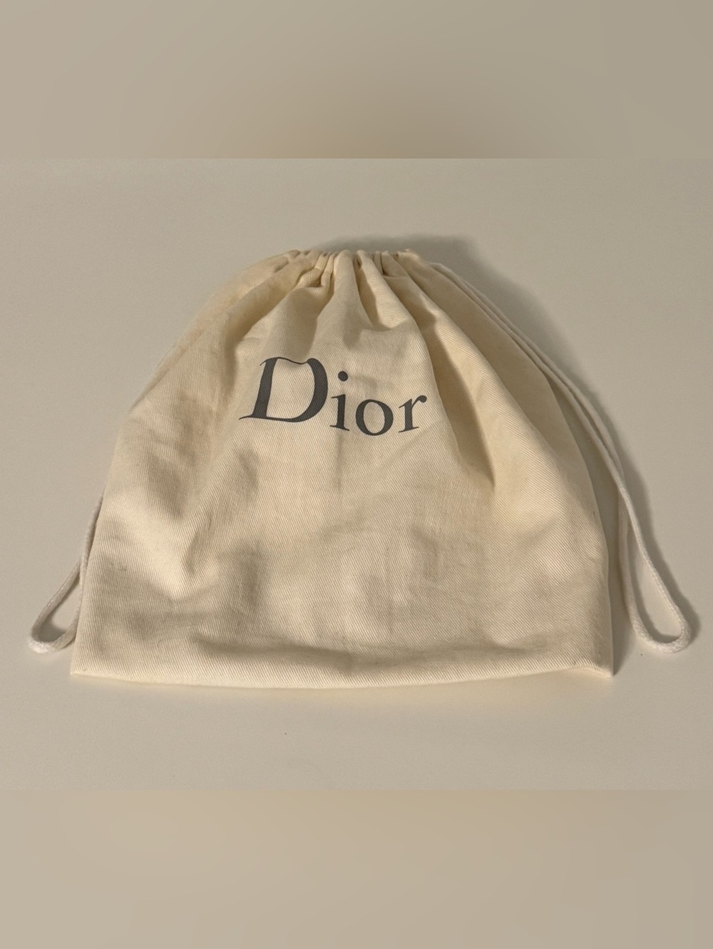 Authentic Dior Drawstring Dust Bag 11”x13”